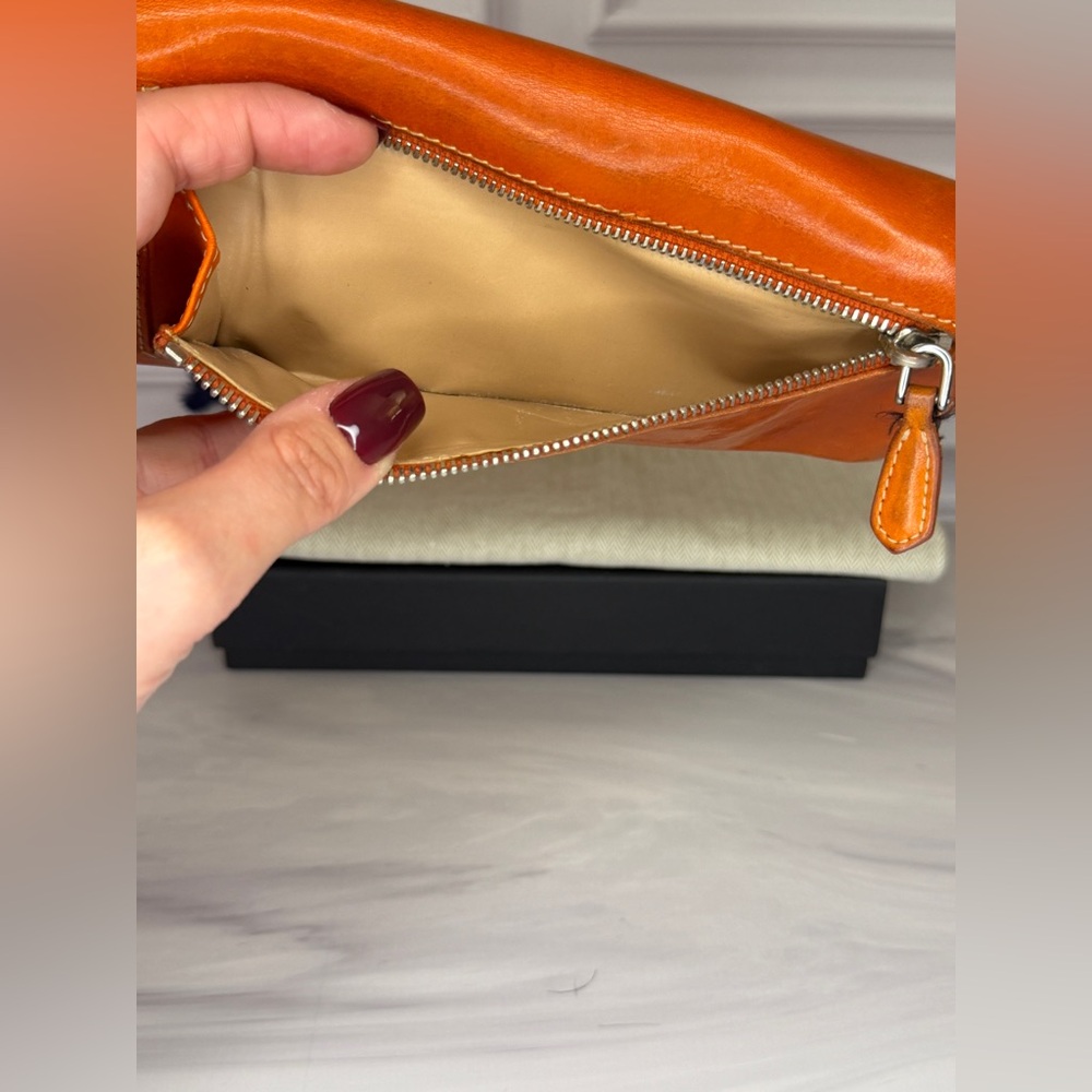 Prada City Calf Leather Long Wallet | Aragošta Brown | Full Inclusion - Picture 4 of 12